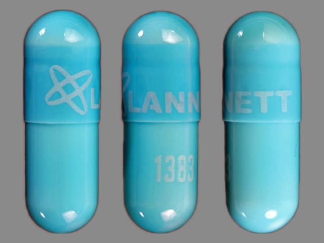 Image 1 - Imprint LANNETT 1383 - clindamycin 300 mg