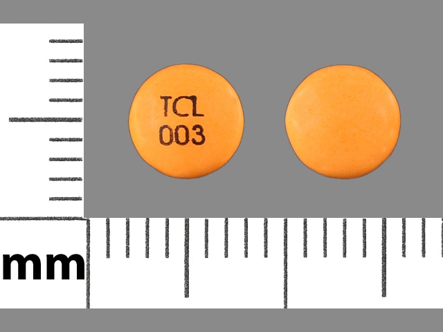 Imprint TCL 003 - bisacodyl 5 mg