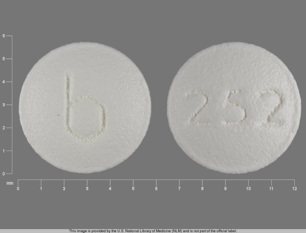 Imprint 252 b - dipyridamole 25 mg
