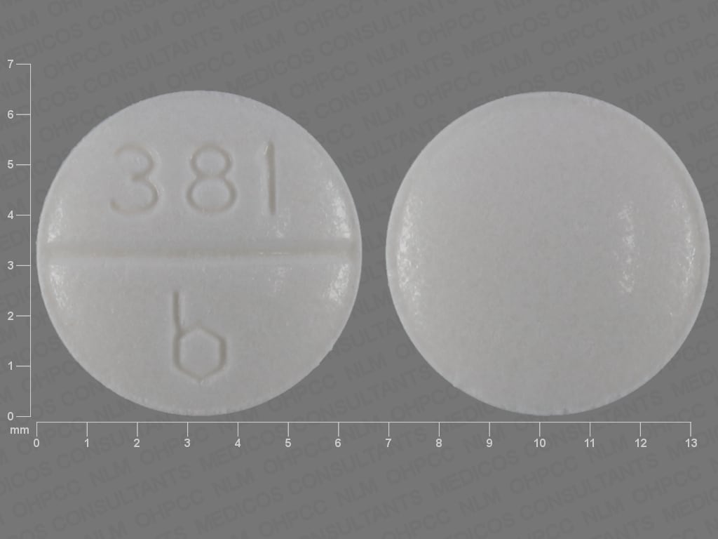 Image 1 - Imprint 381 b - meperidine 50 mg