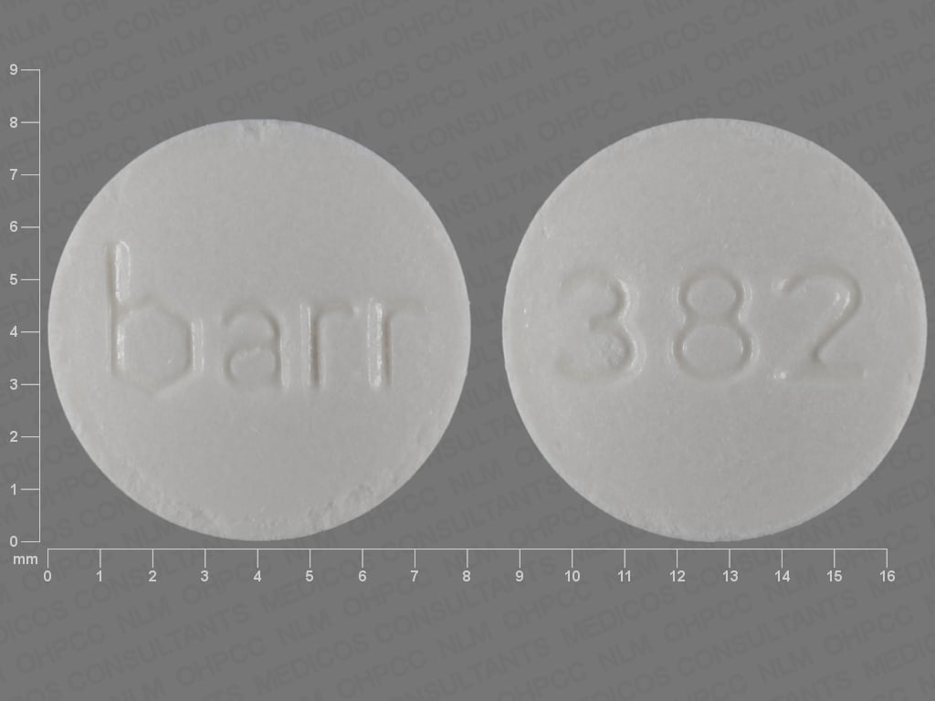 Image 1 - Imprint barr 382 - meperidine 100 mg