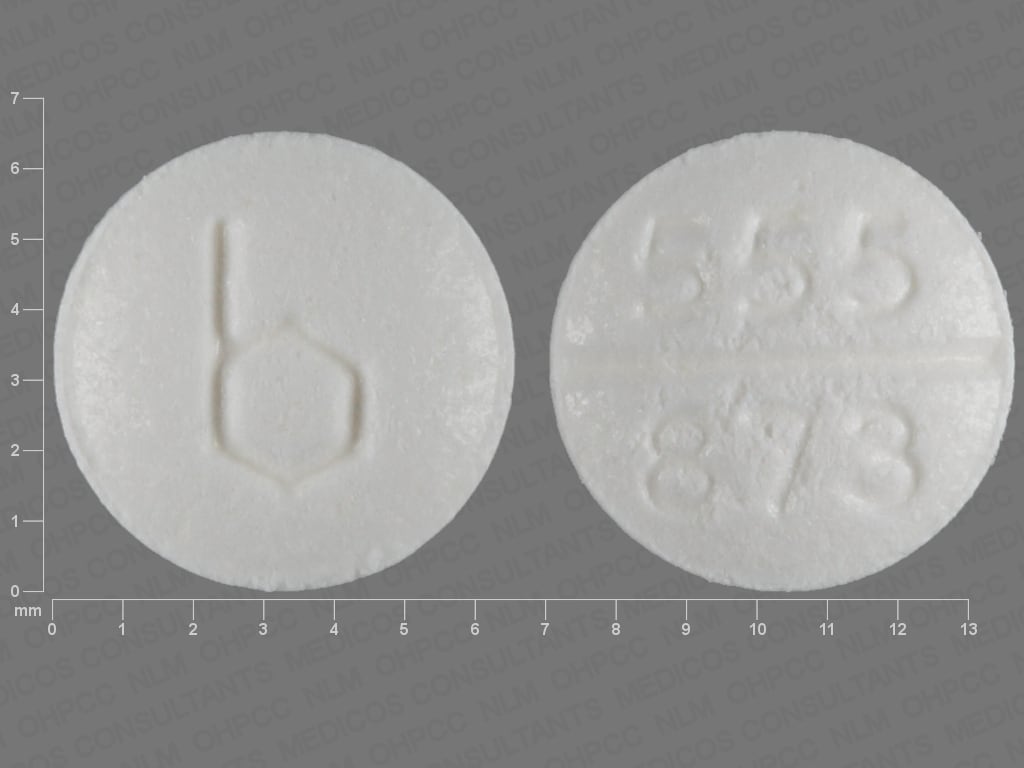 Imprint b 555 873 - medroxyprogesterone 5 mg