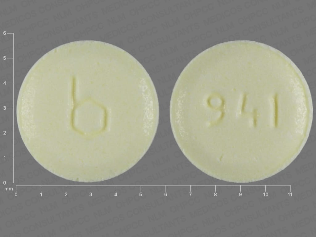 Image 1 - Imprint b 941 - Nortrel 0.5/35 ethinyl estradiol 0.035 mg / norethindrone 0.5 mg