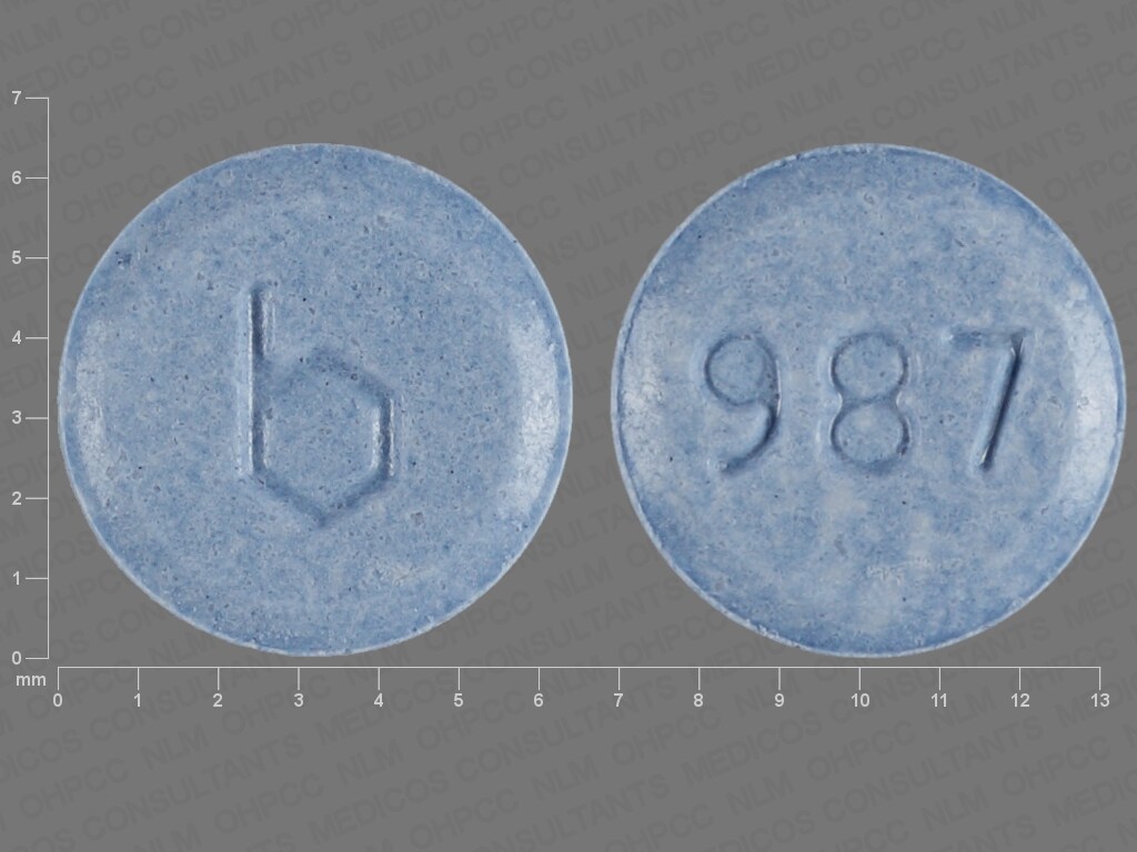 Image 1 - Imprint b 987 - Tri-Sprintec ethinyl estradiol 0.035 mg / norgestimate 0.25 mg