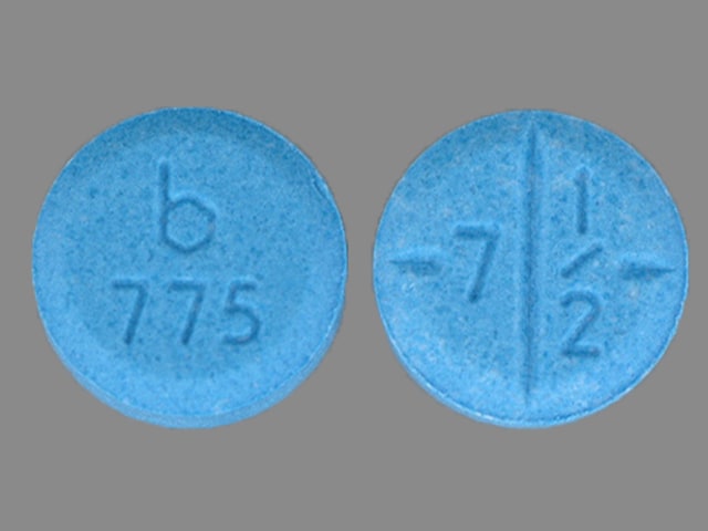 Imprint b 775 7 1/2 - amphetamine/dextroamphetamine 7.5 mg