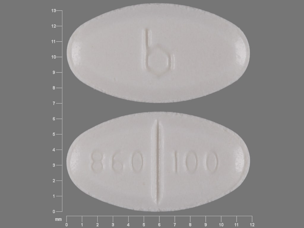 Image 1 - Imprint b 860 100 - flecainide 100 mg