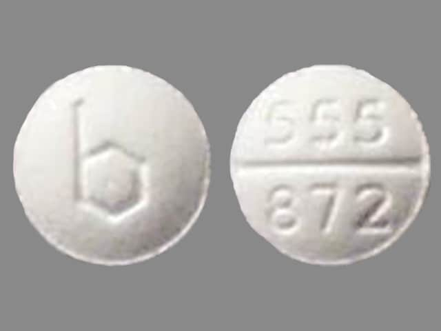 Imprint b 555 872 - medroxyprogesterone 2.5 mg