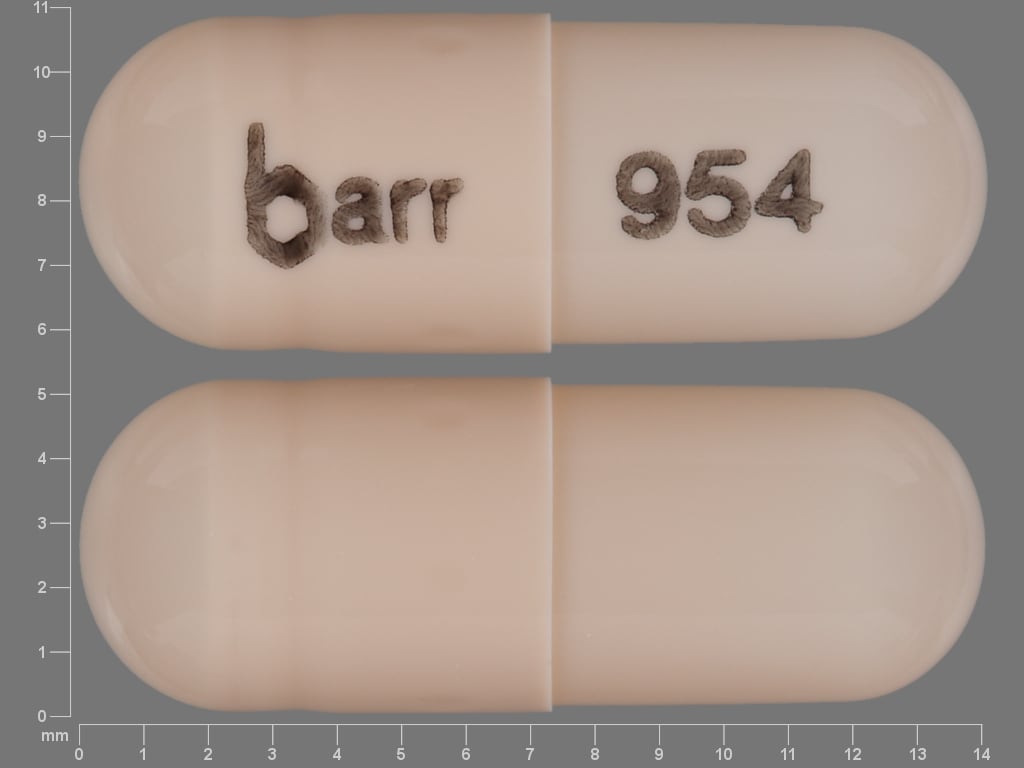 Image 1 - Imprint barr 954 - dextroamphetamine 5 mg