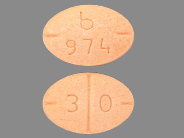 Image 1 - Imprint b 974 3 0 - amphetamine/dextroamphetamine 30 mg