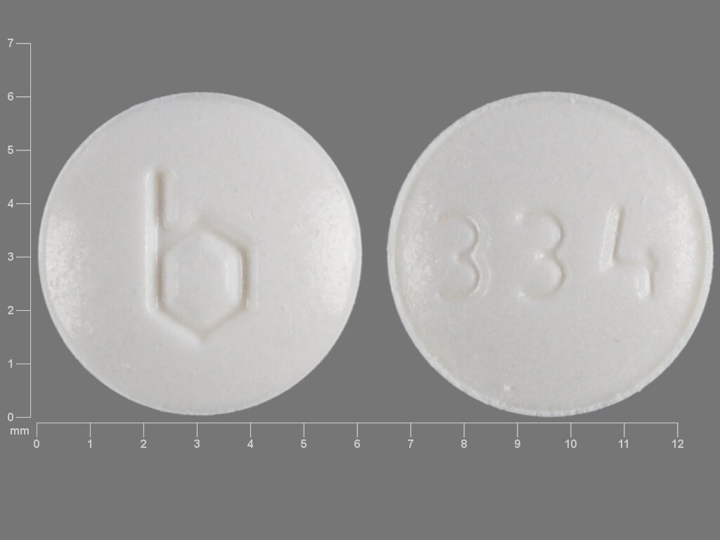 pill-finder-b-334-white-round-medicine