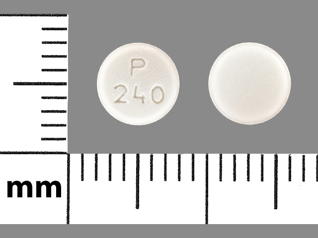 Imprint P240 - repaglinide 0.5 mg