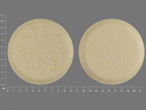 Imprint WATSON 409 - lisinopril 40 mg