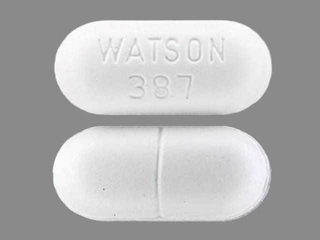 Image 1 - Imprint WATSON 387 - acetaminophen/hydrocodone 750 mg / 7.5 mg
