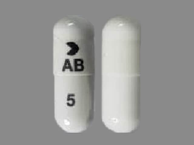 Image 1 - Imprint > AB 5 - amlodipine/benazepril 5 mg / 40 mg