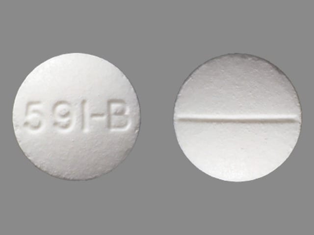 Imprint 591-B - meprobamate 200 mg