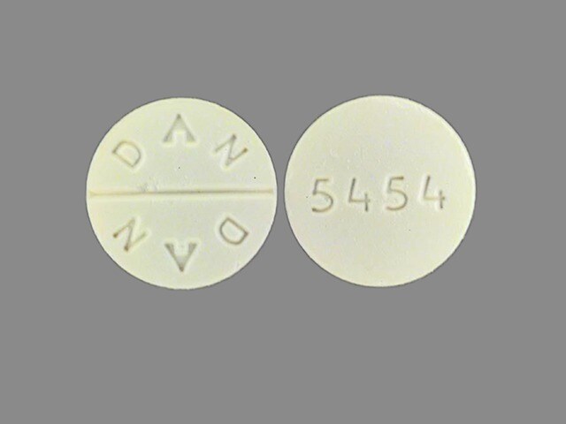 Image 1 - Imprint 5454 DAN DAN - quinidine 300 mg