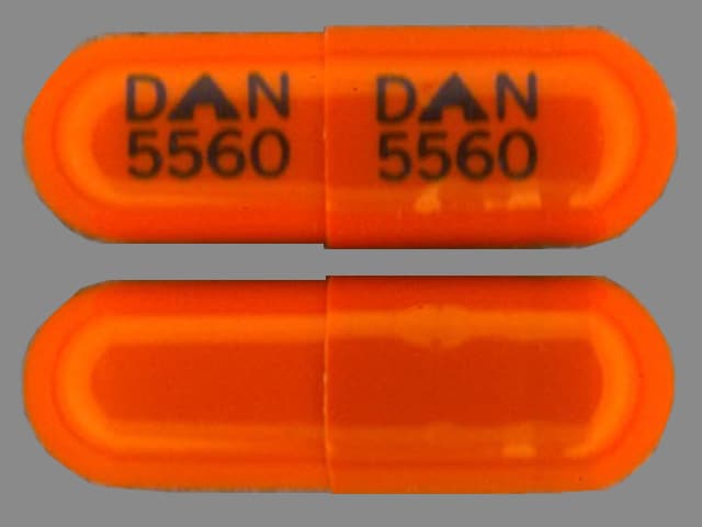 Image 1 - Imprint DAN 5560 DAN 5560 - disopyramide 100 mg