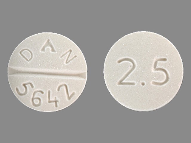 Imprint 2.5 DAN 5642 - minoxidil 2.5 mg