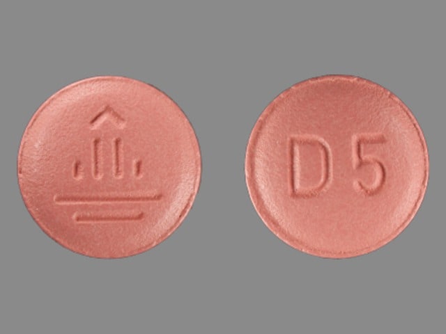 Imprint D5 Logo - Tradjenta 5 mg