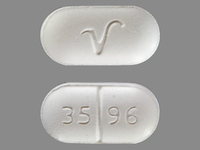 3596 V - Acetaminophen and Hydrocodone Bitartrate