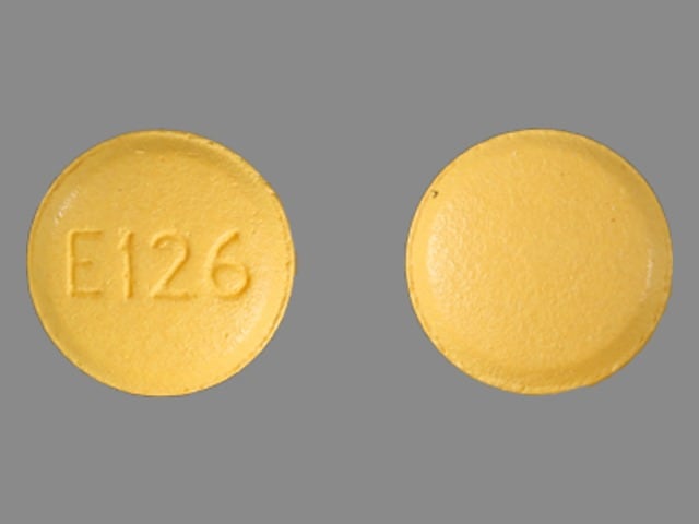 Image 1 - Imprint E126 - letrozole 2.5 mg