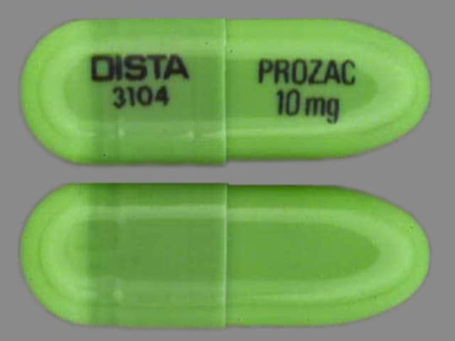 Imprint DISTA 3104 PROZAC 10 mg - Prozac 10 mg