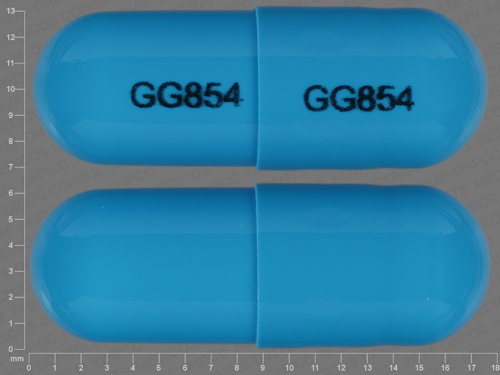 Image 1 - Imprint GG854 GG854 - dicloxacillin 250 mg