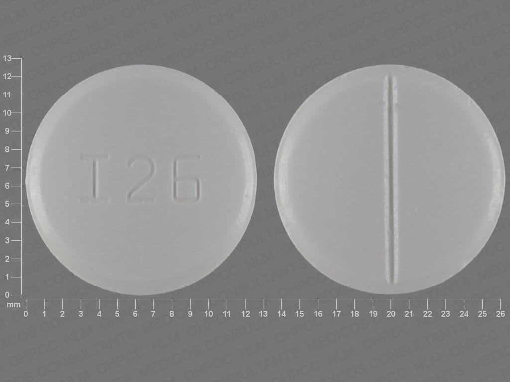 Imprint I26 - griseofulvin 500 mg