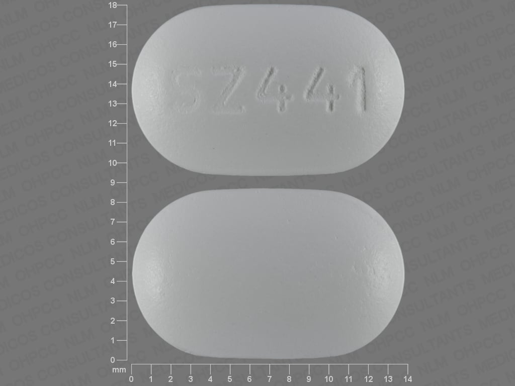 Imprint SZ441 - metformin/pioglitazone 500 mg / 15 mg (base)