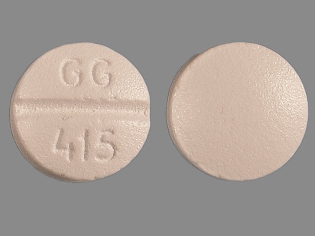 Imprint GG 415 - metoprolol 100 mg