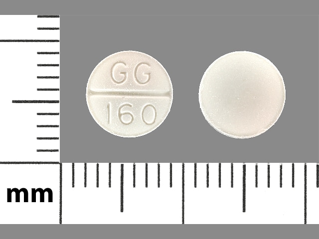 Image 1 - Imprint GG 160 - clemastine 2.68 mg