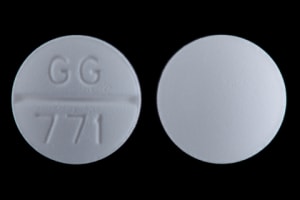 Imprint GG 771 - glipizide 5 mg