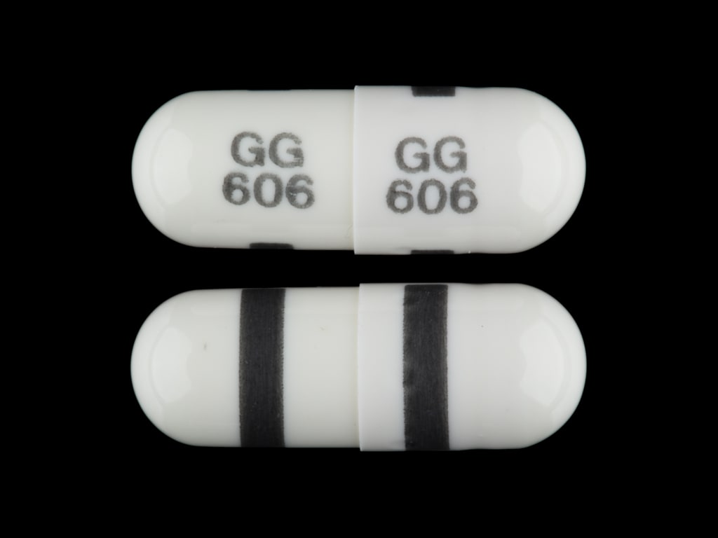 Pill finder gg 606 gg 606 white capsule shape medicine