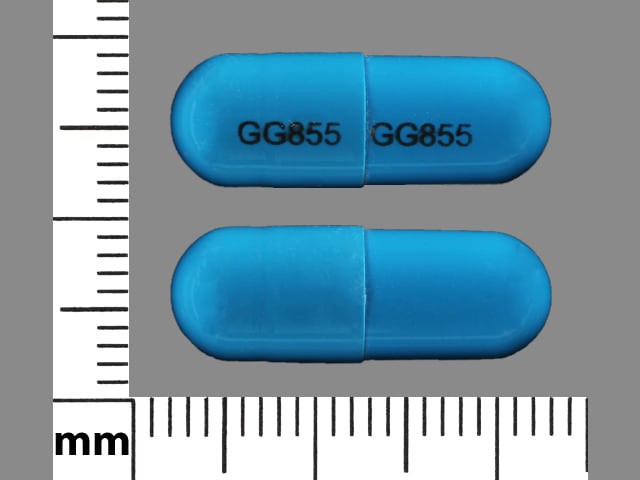 Imprint GG855 GG855 - dicloxacillin 500 mg