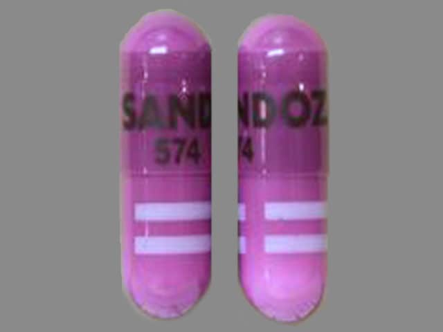 Imprint S SANDOZ 574 - amlodipine/benazepril 10 mg / 20 mg