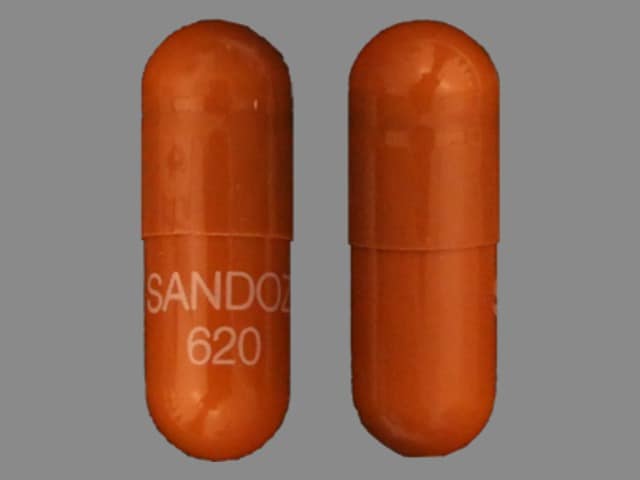 Imprint SANDOZ 620 - rivastigmine 4.5 mg