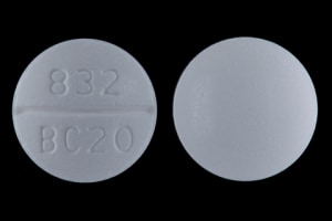 Image 1 - Imprint 832 BC 20 - baclofen 20 mg