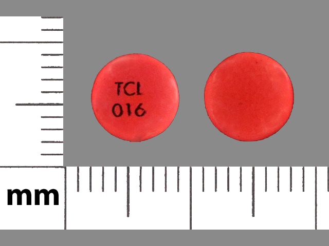 Imprint TCL 016 - pseudoephedrine 30 mg