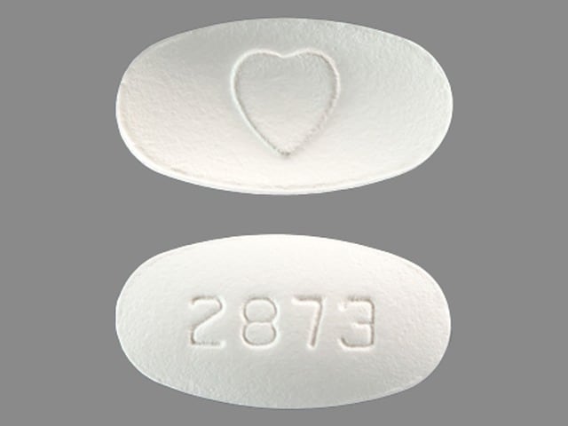 Imprint Logo 2873 - irbesartan 300 mg