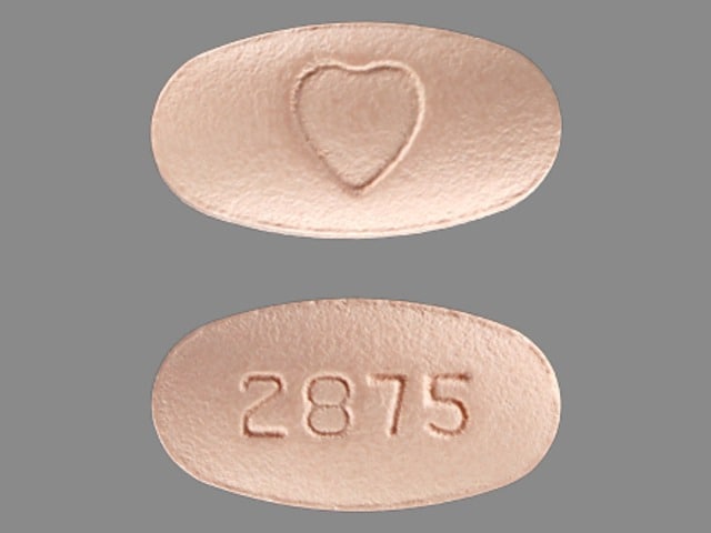 Imprint Logo 2875 - hydrochlorothiazide/irbesartan 12.5 mg / 150 mg