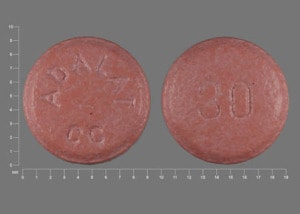 Image 1 - Imprint ADALAT CC 30 - Adalat CC 30 mg