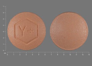 Imprint Y+ - Safyral drospirenone 3 mg / ethinyl estradiol 0.03 mg / levomefolate calcium 0.451 mg