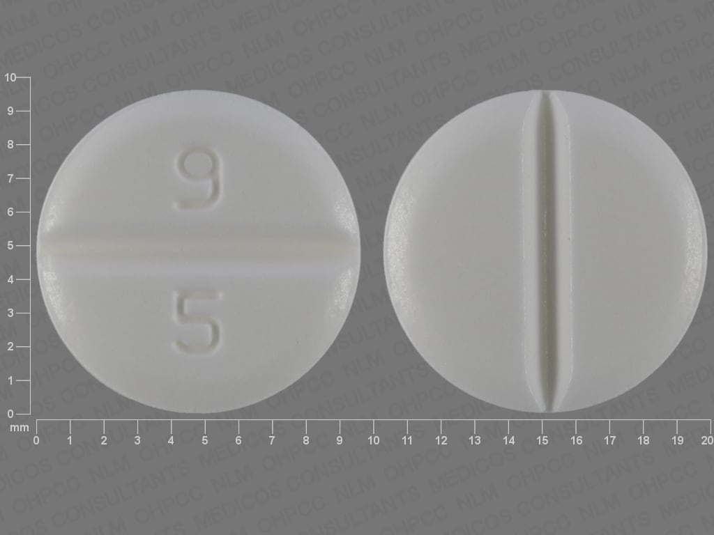 Image 1 - Imprint 9 5 - pramipexole 1.5 mg