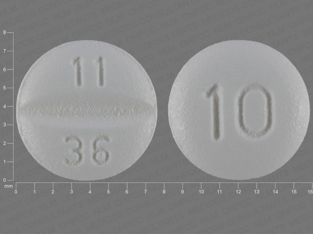 Image 1 - Imprint 11 36 10 - escitalopram 10 mg (base)