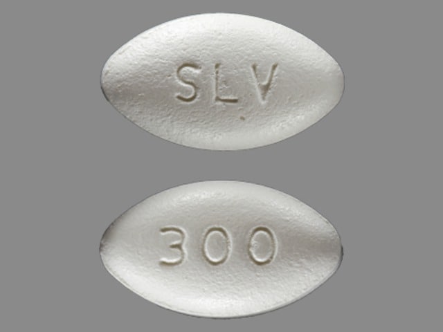 Imprint SLV 300 - Gralise 300 mg