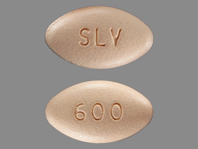 Imprint SLV 600 - Gralise 600 mg