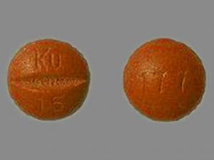 Imprint 177 KU 15 - moexipril 15 mg