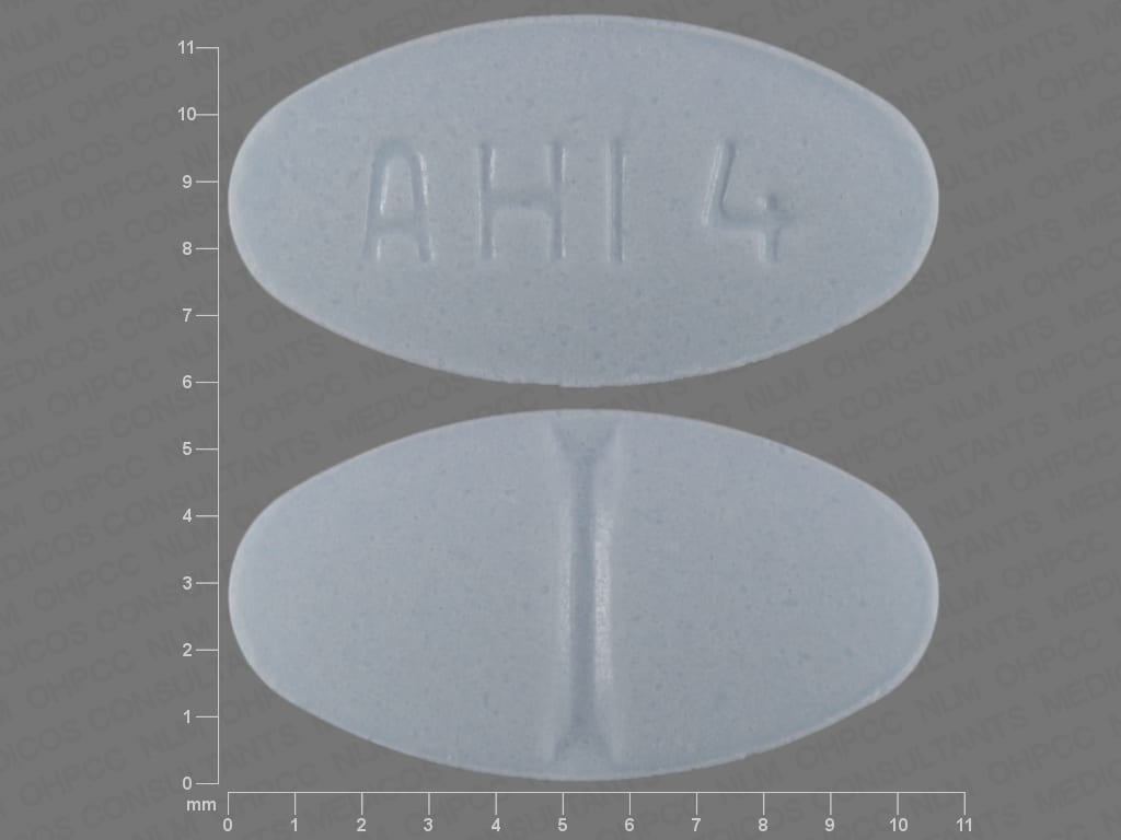 Image 1 - Imprint AHI 4 - glimepiride 4 mg