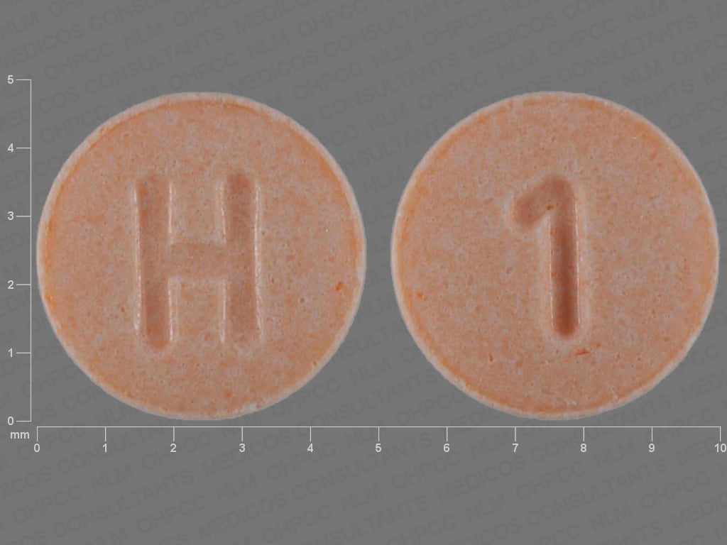 Image 1 - Imprint H 1 - hydrochlorothiazide 12.5 mg