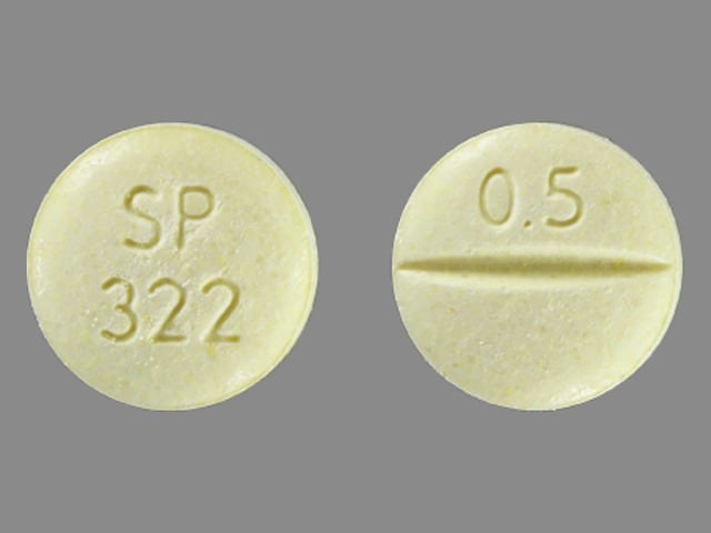 Image 1 - Imprint SP 322 0.5 - Niravam 0.5 mg